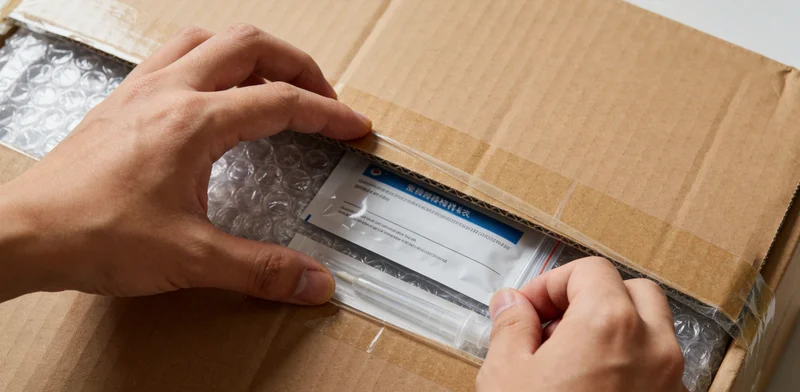 专业人员在阿里本地服务点为女性