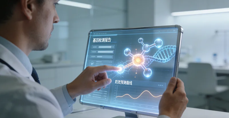 拉萨家庭共同查看基因检测报告并