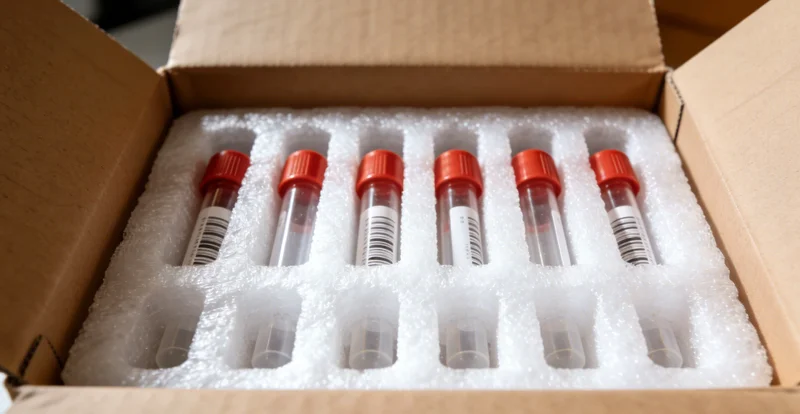 手持手机查看加密电子检测报告，