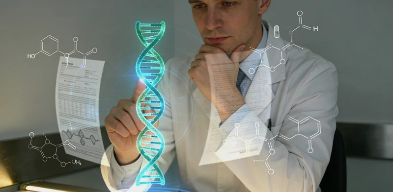 茫崖医生与患者讨论基因检测报告