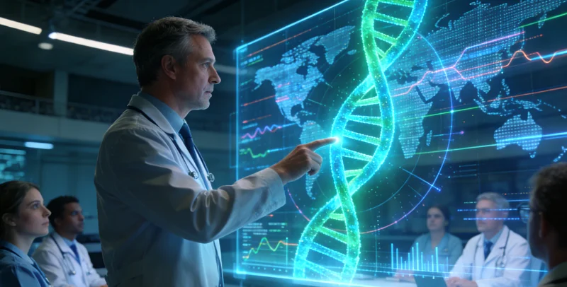 鄂尔多斯家庭进行遗传咨询场景