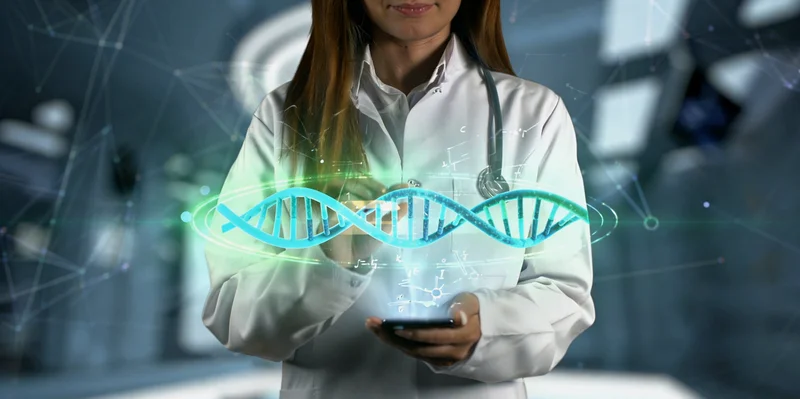 富锦基因检测实验室仪器工作场景