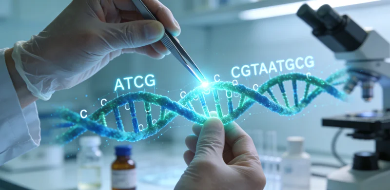 厦门基因检测实验室内部工作场景