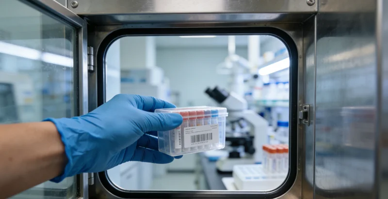 多份不同的医学检测报告平铺在桌