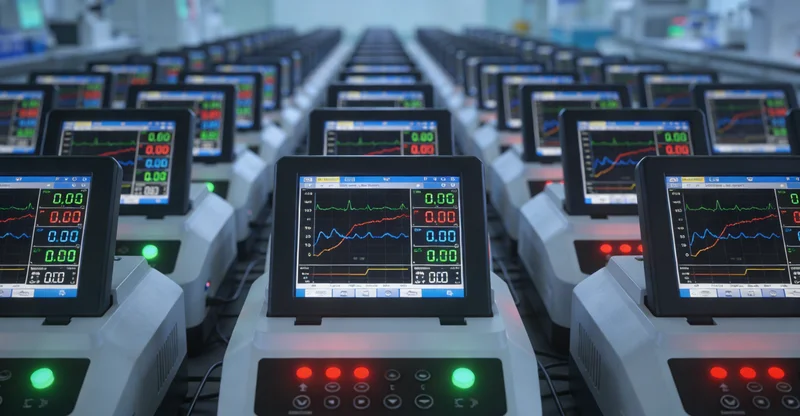 实验室技术人员操作高通量测序仪