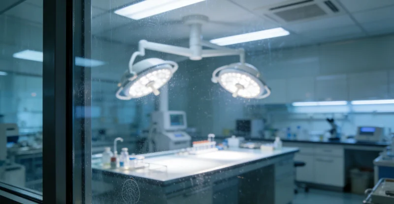 实验室环境中,技术人员正在操作