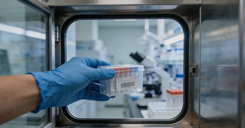 医生正在向咨询者解读基因检测报