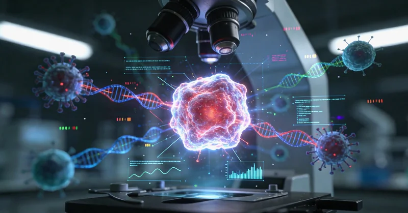 高科技基因测序实验室数据分析场