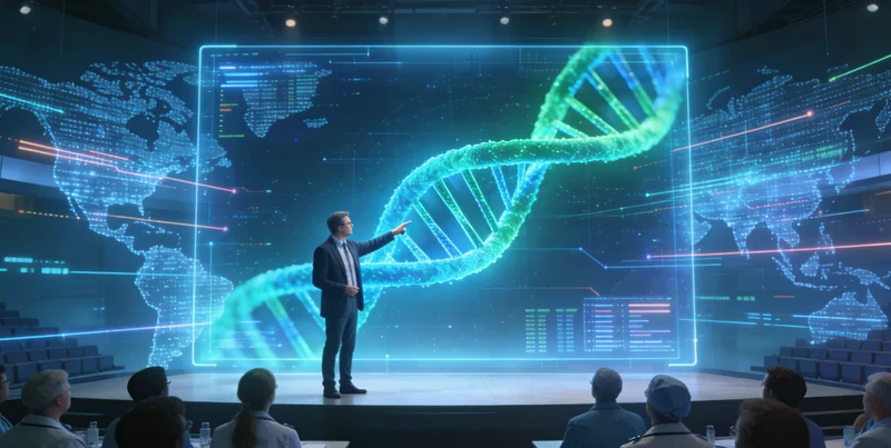 通辽年轻夫妇在家中查看基因检测