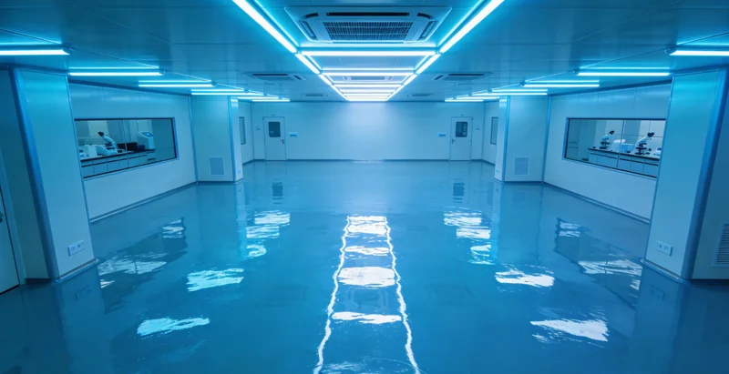 专业实验室内的检测仪器与技术人