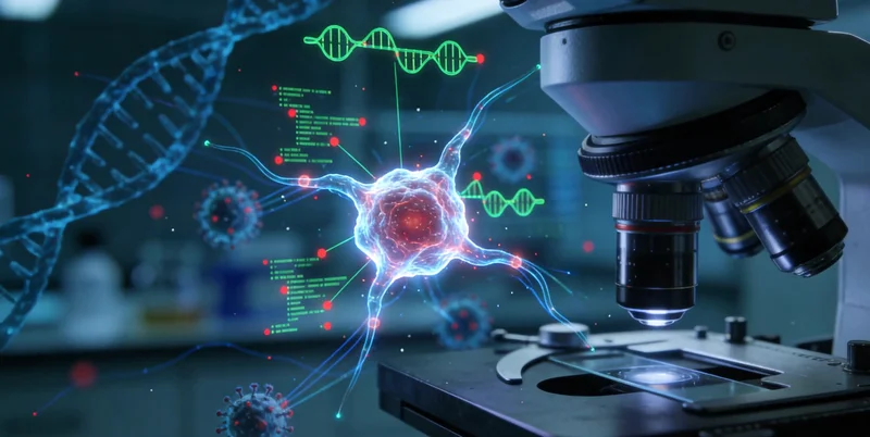 专业实验室内的基因测序仪正在进