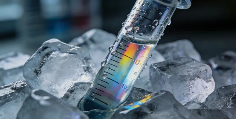 对比图：左侧是样本寄送外地的漫