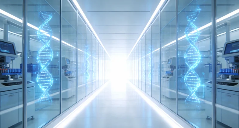 对比图:传统实验室与样本冷链运