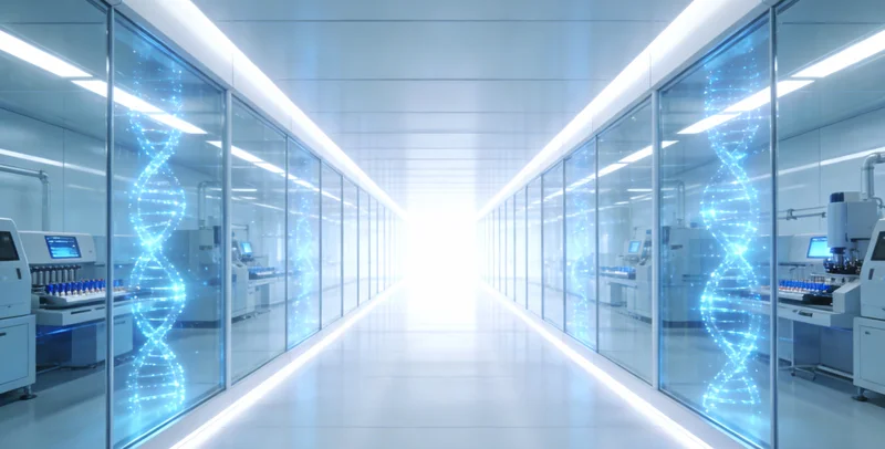 专业实验室进行分子检测与不同形