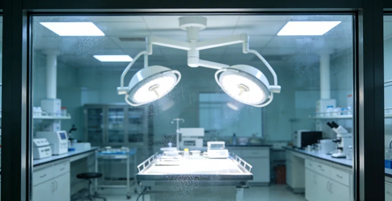 实验室基因检测人员正在操作精密