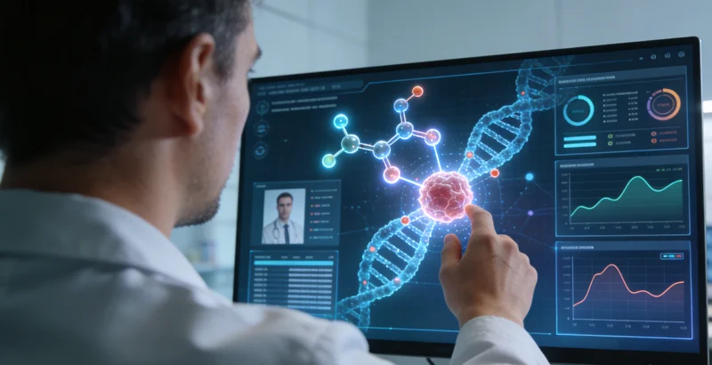 南宁家长与医生共同查看基因检测