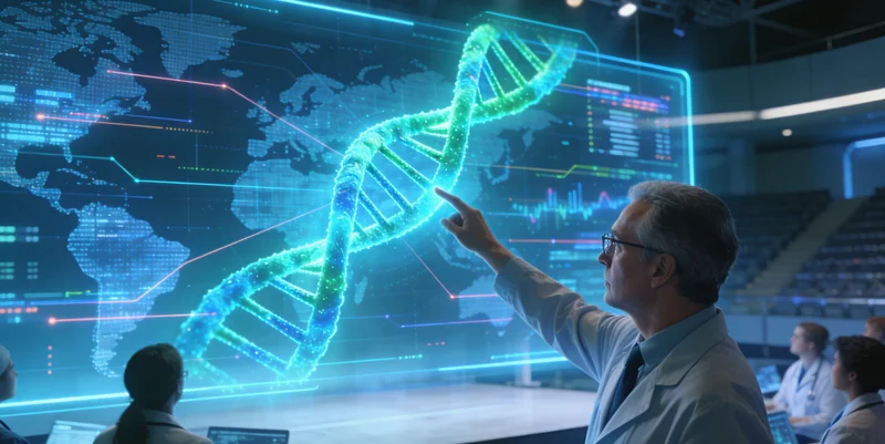 重庆医院抽血进行基因检测场景