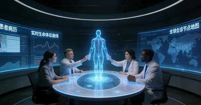 三亚家庭与医生共同查看基因检测