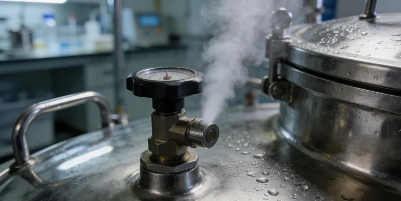 一位在办公室感到不适、揉腹的女