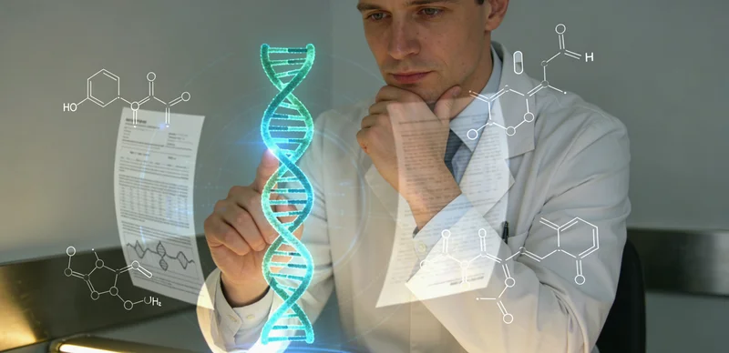 和龙医生与患者家属沟通基因检测