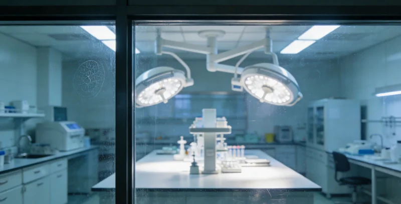 STD基因检测实验室内部，技术