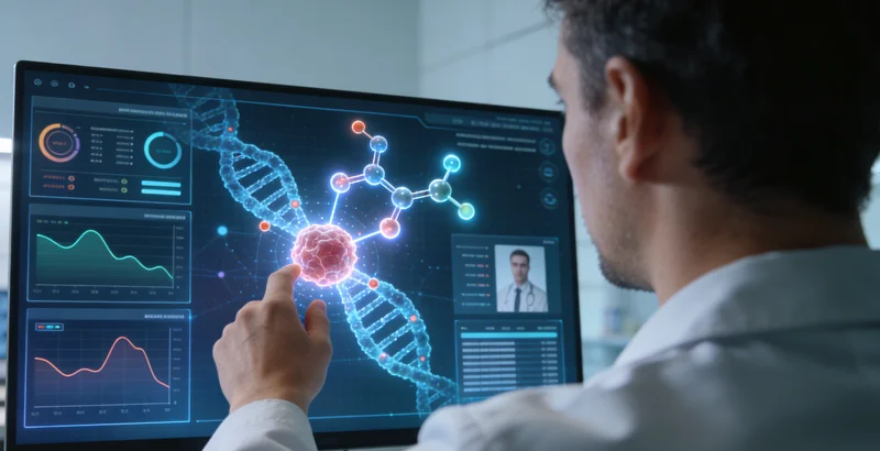 隆昌患者阅读基因检测报告并与医