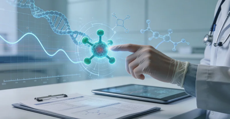 义乌医生向患者解释肺癌靶向药物