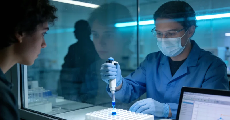 鄂尔多斯某医院检验科内部，技术