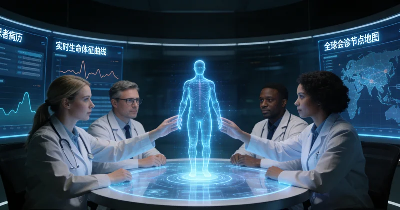 都江堰医院内医生与肺癌患者家属