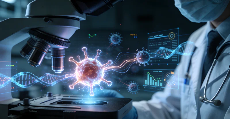 四平基因检测实验室技术人员进行