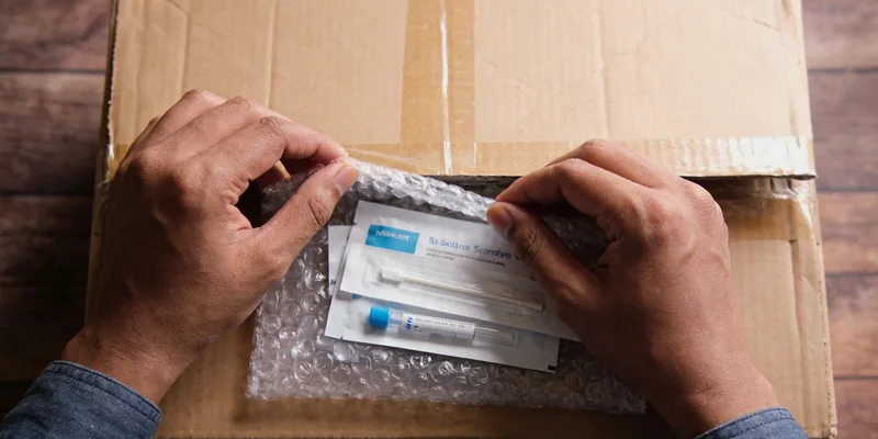 专业人员提供上门核酸采样服务