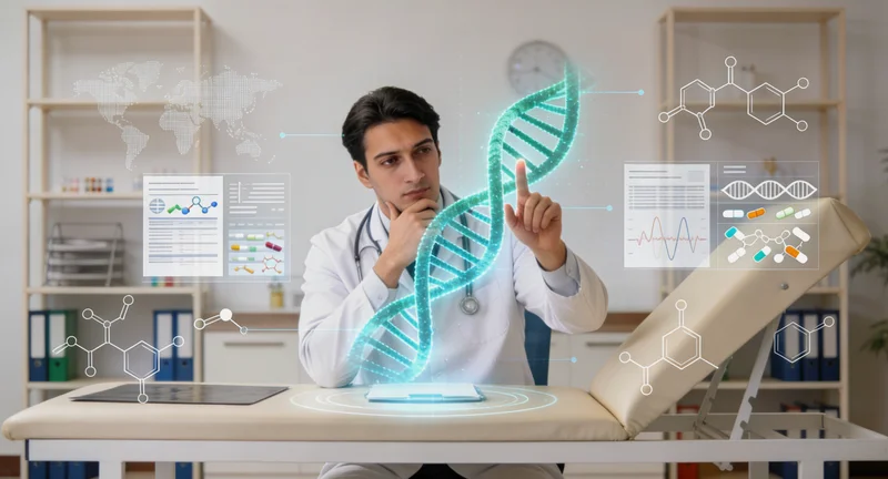 泰州家庭在向医生进行遗传咨询