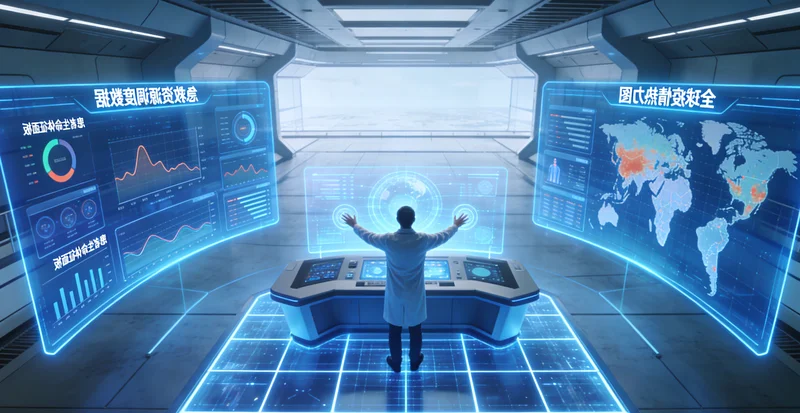 永康城市风光与象征生命与健康的