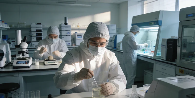 医生正在办公室内向患者家属详细