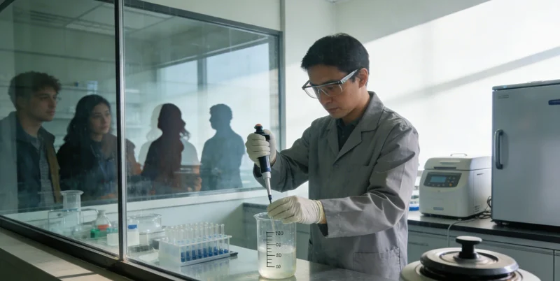 现代化医学实验室内部,高科技基