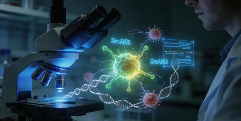 昌吉基因检测实验室内部工作场景