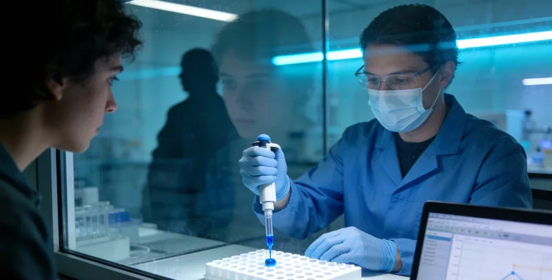 一位母亲在病房内担忧地照顾正在