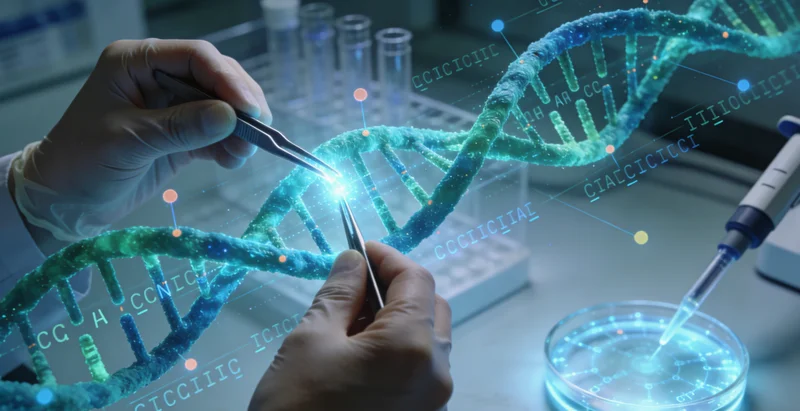 白山市民与医生共同查看基因检测