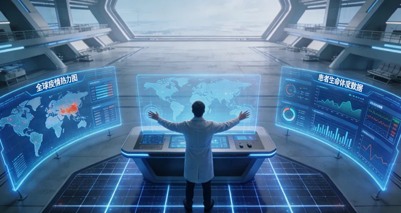 高科技基因测序实验室进行DNA