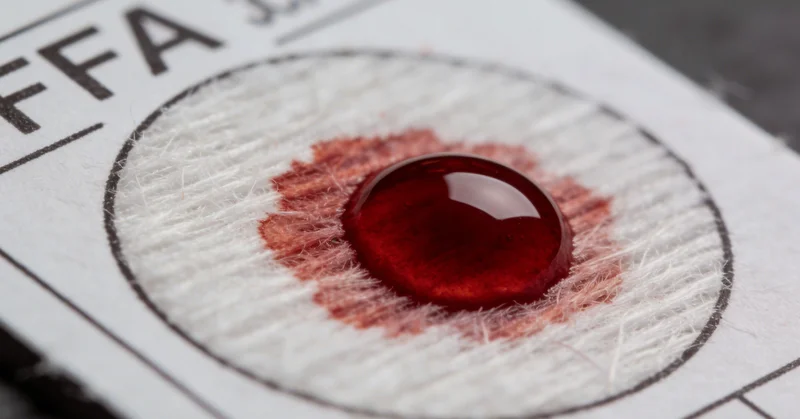 护士正在严格按照规范流程,为患