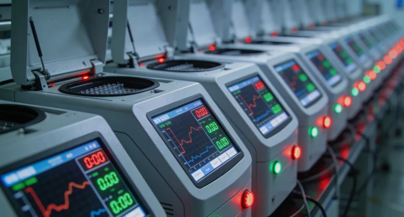 图片描述: 在洁净的实验室内，