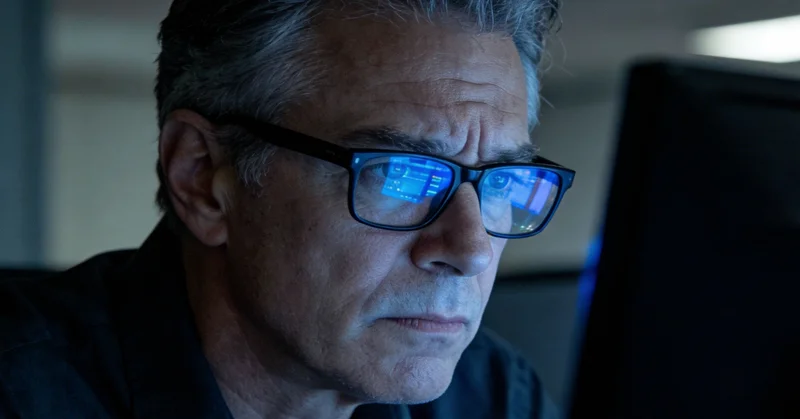 一位年轻女性在查看自己的病原检