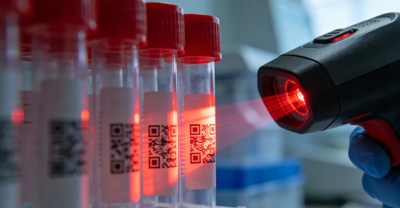 护士正在为一名儿童进行鼻咽拭子