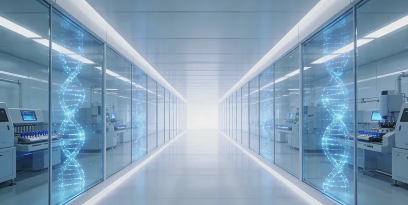 医生在诊室内为患者解读TB-D