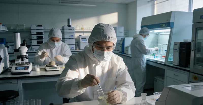 实验室内精密仪器正在进行DNA