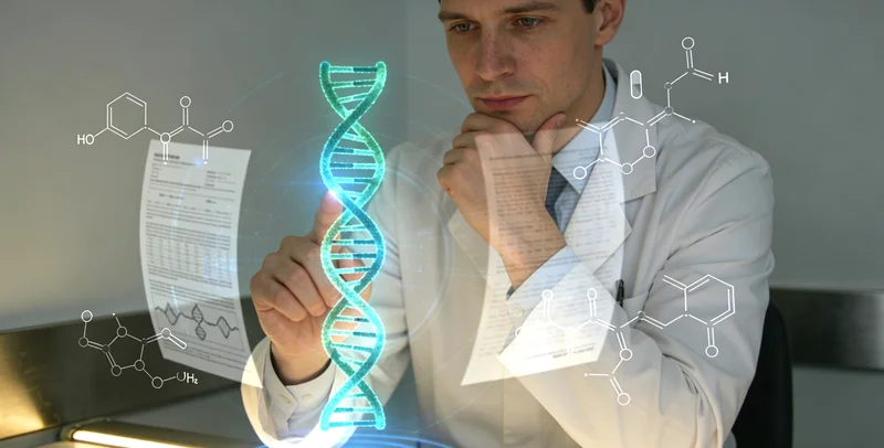 四平医生与患者商讨基于基因检测