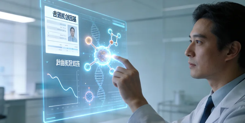 阿拉山口医院医生与患者讨论基因