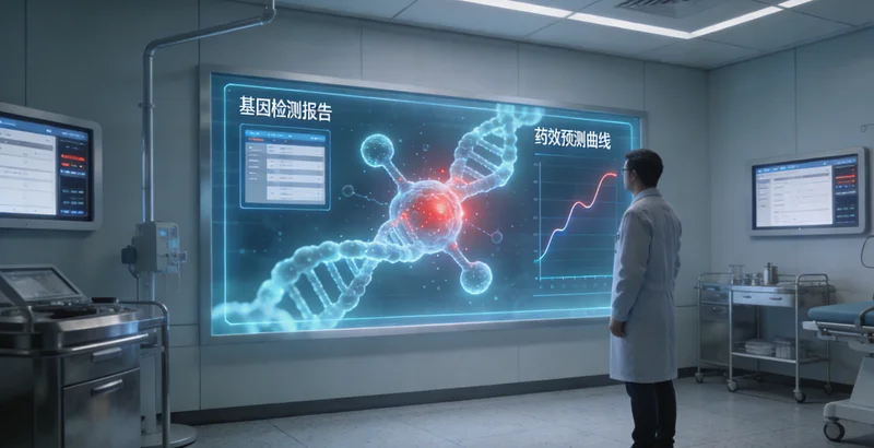 南通市民在医院进行遗传咨询场景