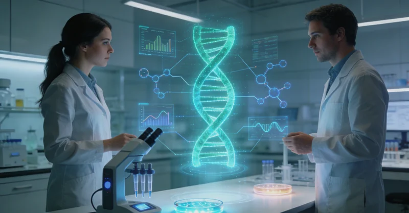 太原家庭与医生共同查看基因检测