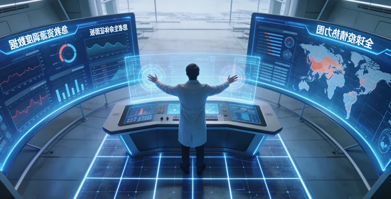 达旗中年技工查看健康检测报告思